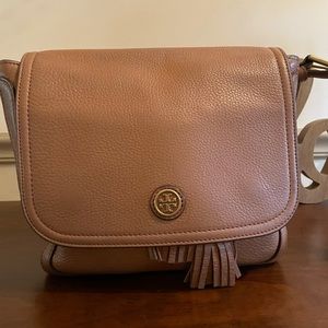 Authentic preloved brown leather  Tory Burch